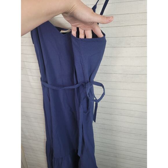 Universal Thread Night Fall Blue Maxi Sundress, sz Medium - Picture 3 of 15